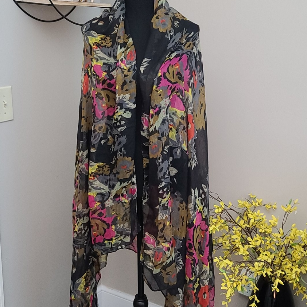 Multicolored large/long scarf